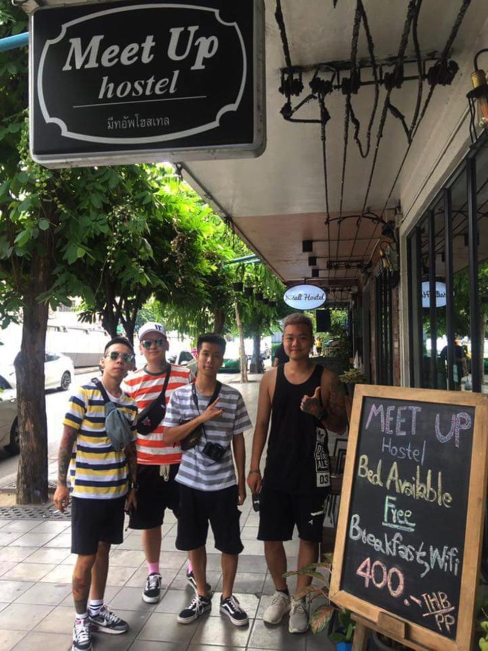 Meet Up Hostel Bangkok Eksteriør billede